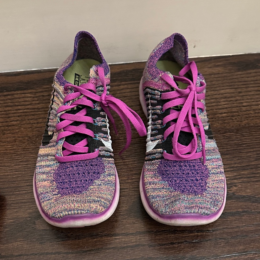 Nike Free Women's Multi-colored FlyKnit Sneakers